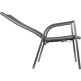 Lesli Living - Bistrostoel Mojito - Antraciet - 59x69x110cm