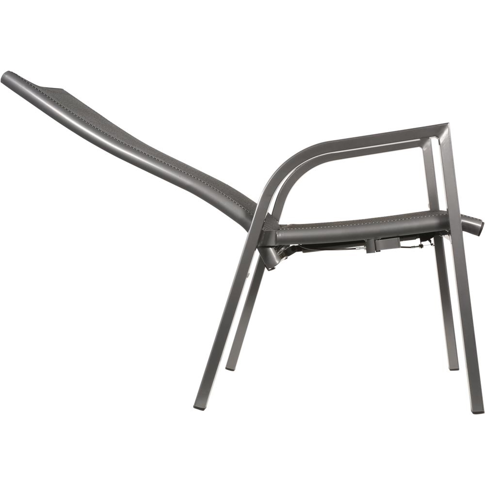 Lesli Living - Bistrostoel Mojito - Antraciet - 59x69x110cm