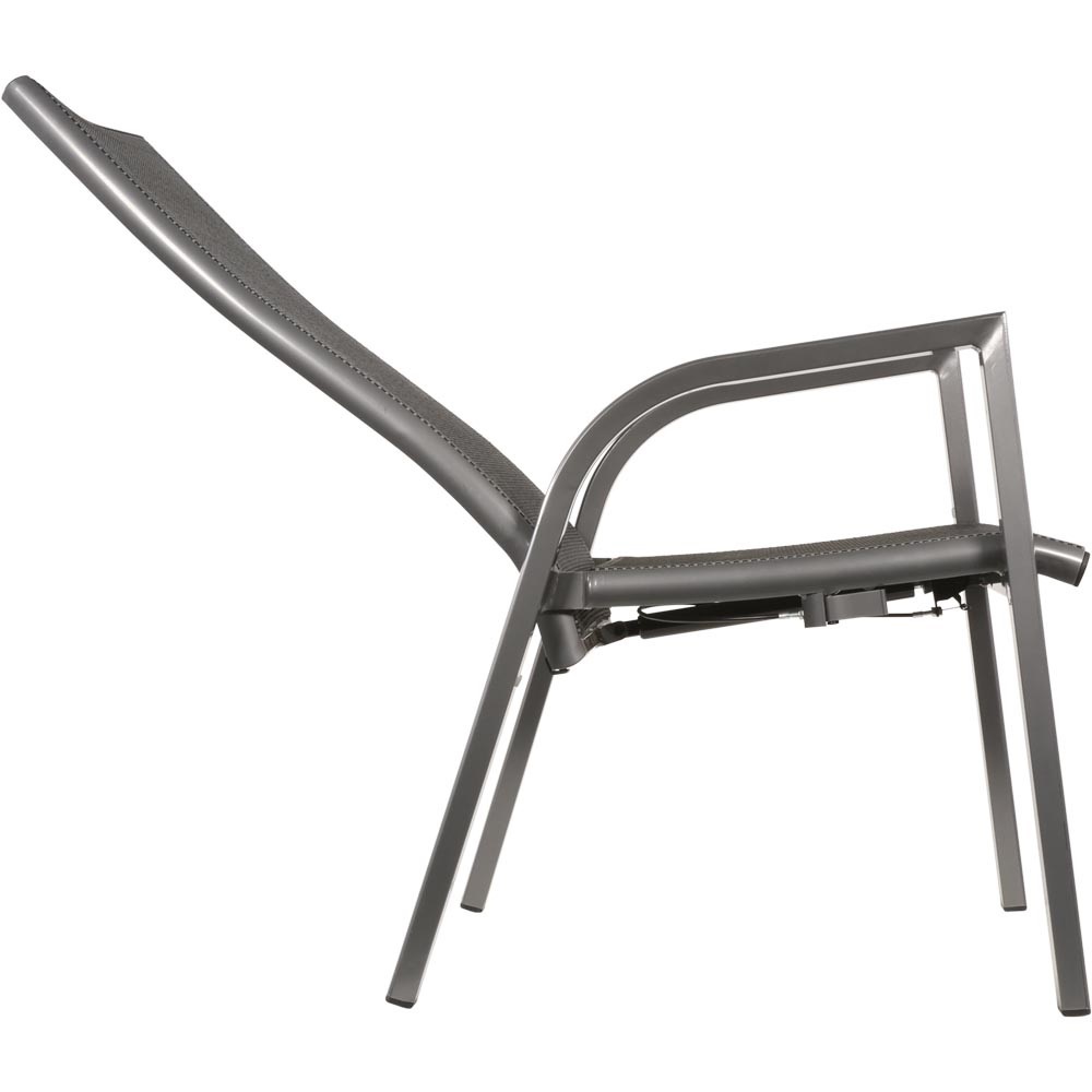 Lesli Living - Bistrostoel Mojito - Antraciet - 59x69x110cm