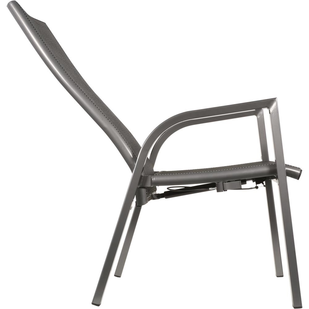 Lesli Living - Bistrostoel Mojito - Antraciet - 59x69x110cm