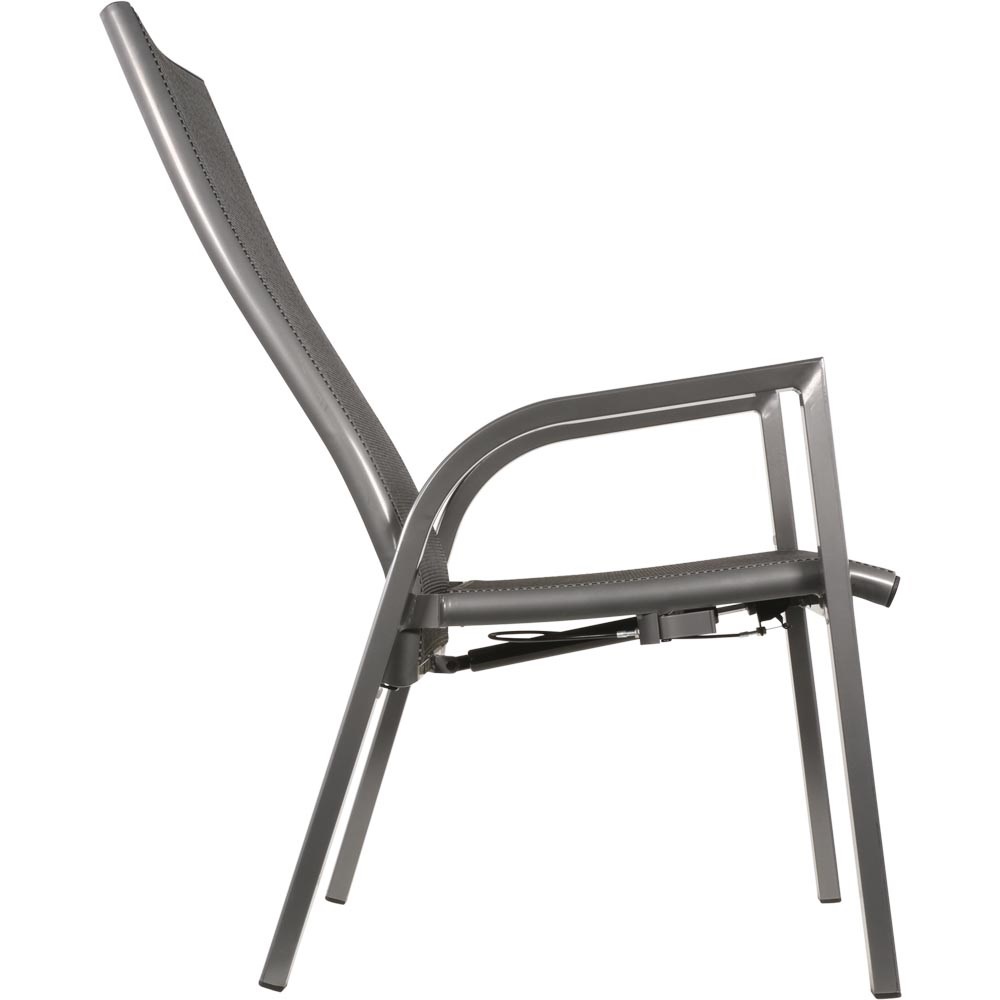 Lesli Living - Bistrostoel Mojito - Antraciet - 59x69x110cm