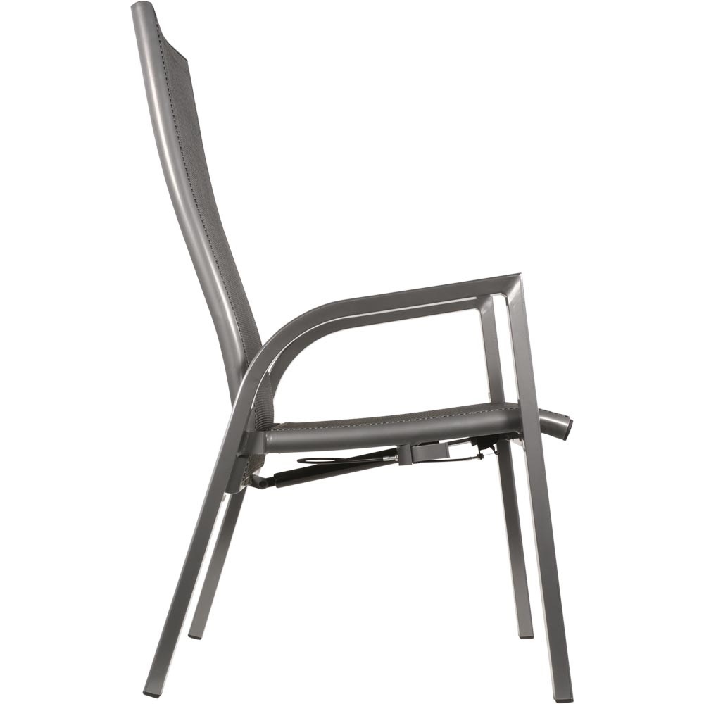 Lesli Living - Bistrostoel Mojito - Antraciet - 59x69x110cm