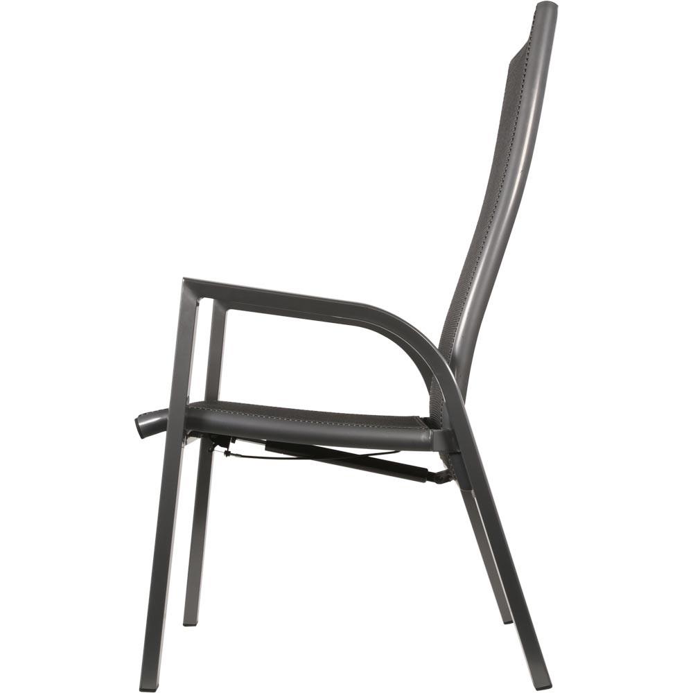 Lesli Living - Bistrostoel Mojito - Antraciet - 59x69x110cm