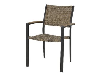 Lesli Living - Bistrostoel Arezzo - Zwart - 57x62x87cm