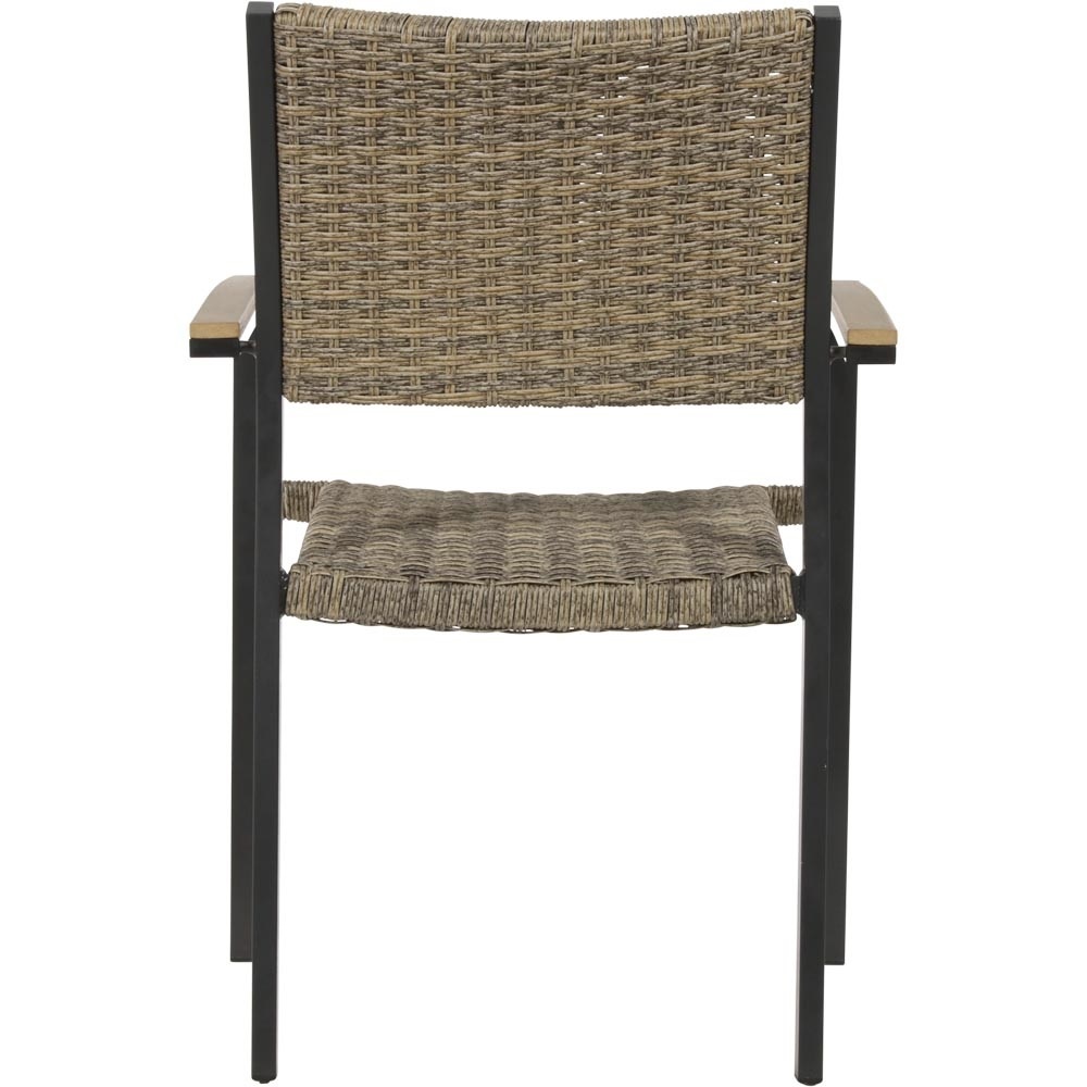 Lesli Living - Bistrostoel Arezzo - Zwart - 57x62x87cm