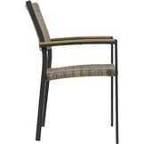 Lesli Living - Bistrostoel Arezzo - Zwart - 57x62x87cm
