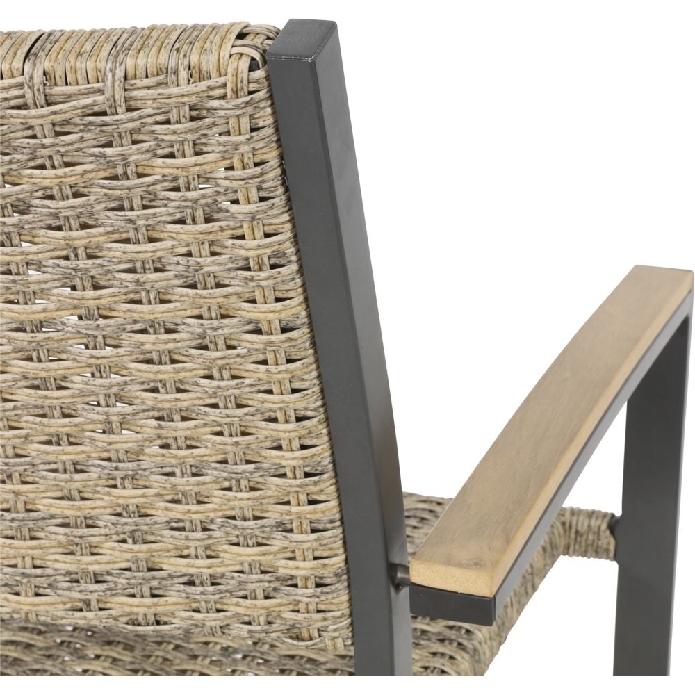 Lesli Living - Bistrostoel Arezzo - Zwart - 57x62x87cm