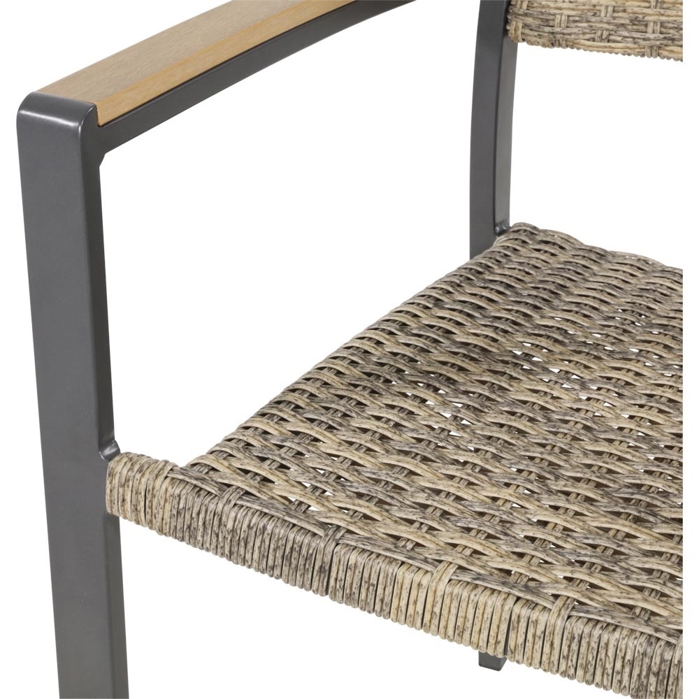 Lesli Living - Bistrostoel Arezzo - Zwart - 57x62x87cm