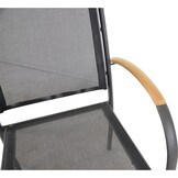 Lesli Living - Bistrostoel Monza - Zwart - 70x58x101cm