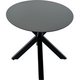 Lesli Living - Tuintafel Crest - Zwart - 180x100x73cm