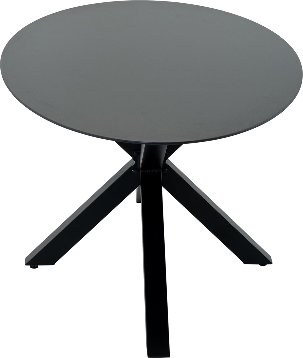 Lesli Living - Tuintafel Crest - Zwart - 180x100x73cm