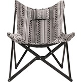 Lesli Living - Bistrostoel Aztec - Zwart - 70x81,5x98cm