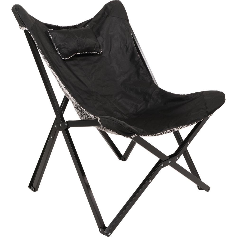 Lesli Living - Bistrostoel Aztec - Zwart - 70x81,5x98cm