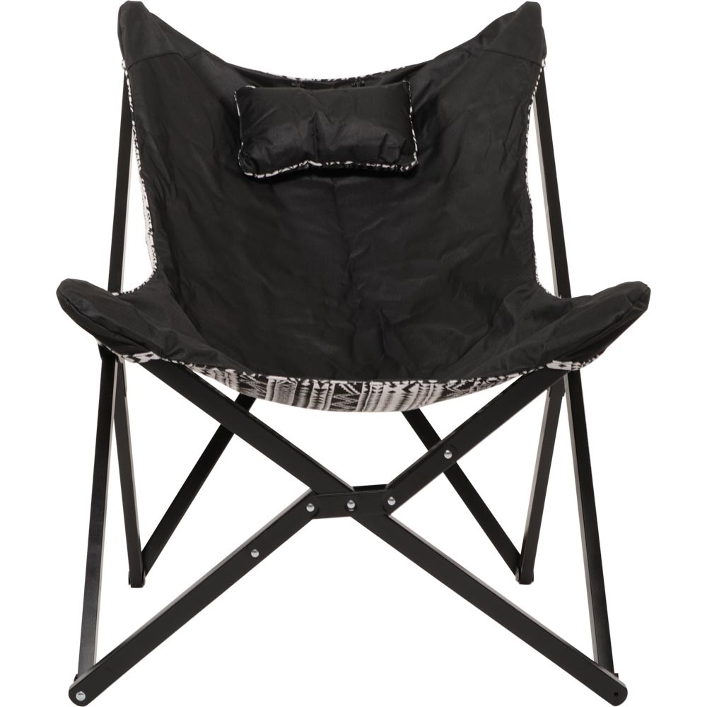 Lesli Living - Bistrostoel Aztec - Zwart - 70x81,5x98cm