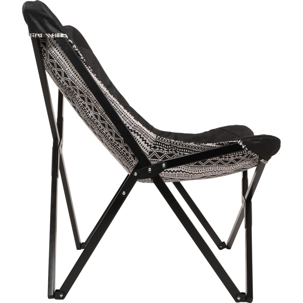 Lesli Living - Bistrostoel Aztec - Zwart - 70x81,5x98cm