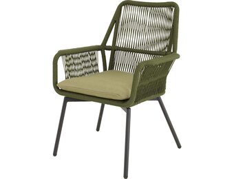 Lesli Living - Bistrostoel Silas - Groen - 64x69x92cm