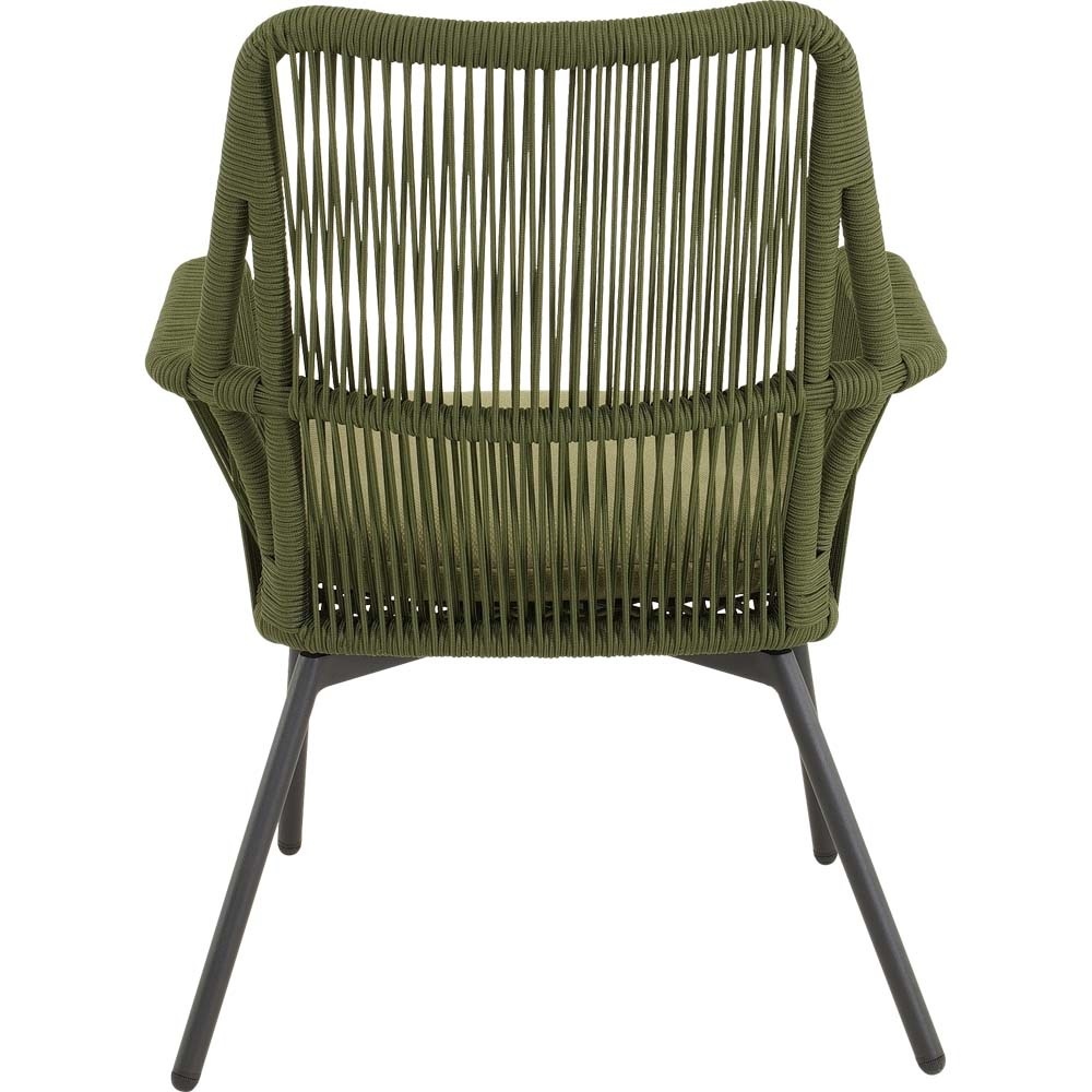 Lesli Living - Bistrostoel Silas - Groen - 64x69x92cm - Set van 4