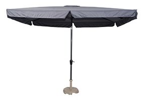 Lesli Living - Push-up parasol Libra - Grijs - 200x300cm