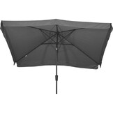 Lesli Living - Push-up parasol Libra - Grijs - 200x300cm