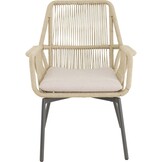 Lesli Living - Bistrostoel Silas - Beige - 64x69x92cm - Set van 4