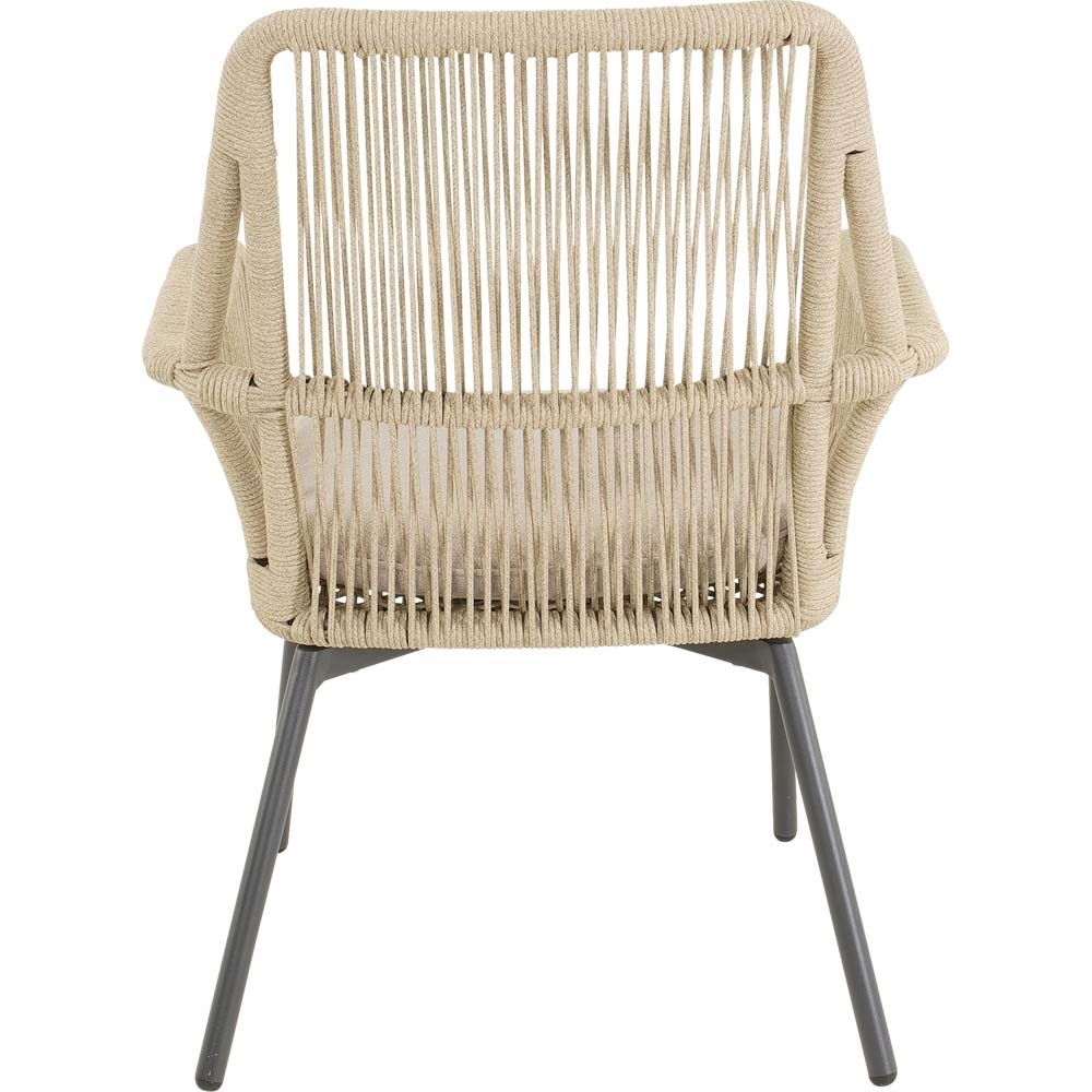 Lesli Living - Bistrostoel Silas - Beige - 64x69x92cm - Set van 4