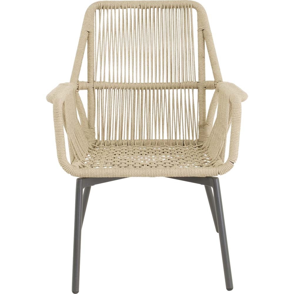 Lesli Living - Bistrostoel Silas - Beige - 64x69x92cm - Set van 4