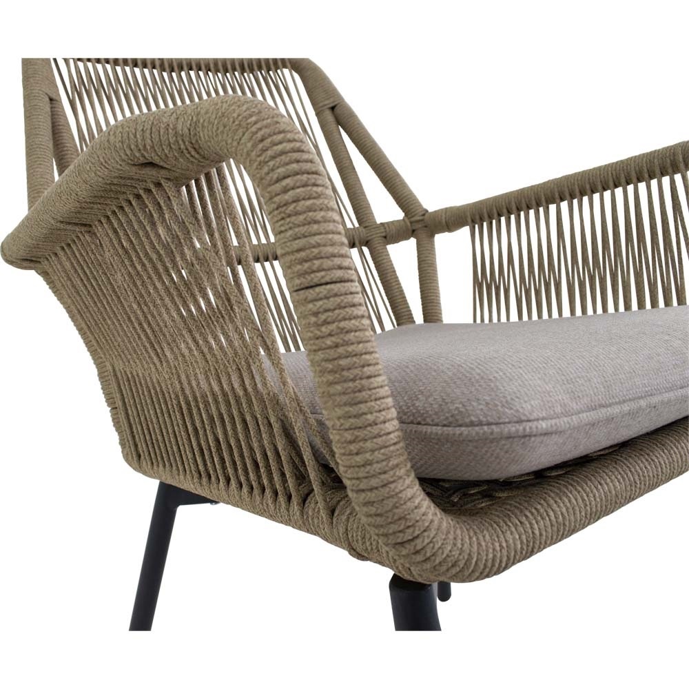 Lesli Living - Bistrostoel Silas - Beige - 64x69x92cm - Set van 4