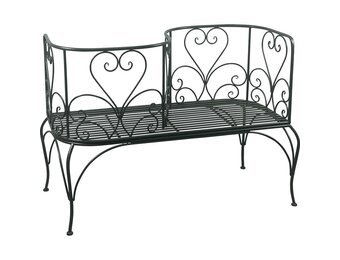 Lesli Living - Loveseat Viva la Vida - Groen - 122x50x92cm