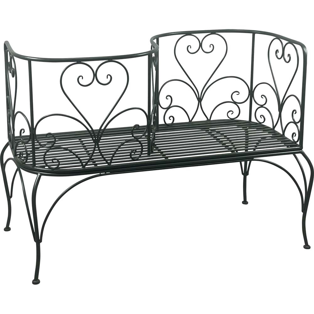 Lesli Living - Loveseat Viva la Vida - Groen - 122x50x92cm