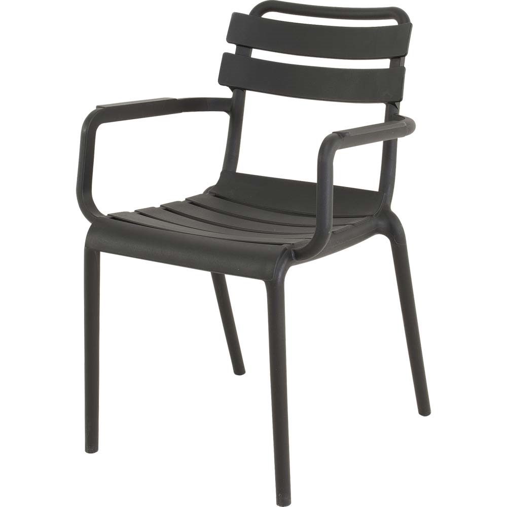 Lesli Living - Bistrostoel Torvi - Zwart - 54x56x81cm