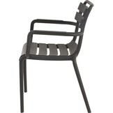 Lesli Living - Bistrostoel Torvi - Zwart - 54x56x81cm