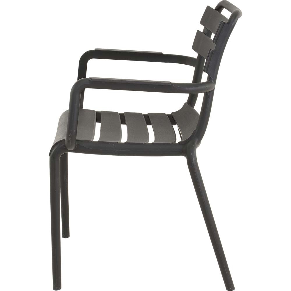 Lesli Living - Bistrostoel Torvi - Zwart - 54x56x81cm