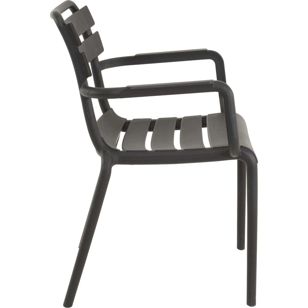 Lesli Living - Bistrostoel Torvi - Zwart - 54x56x81cm