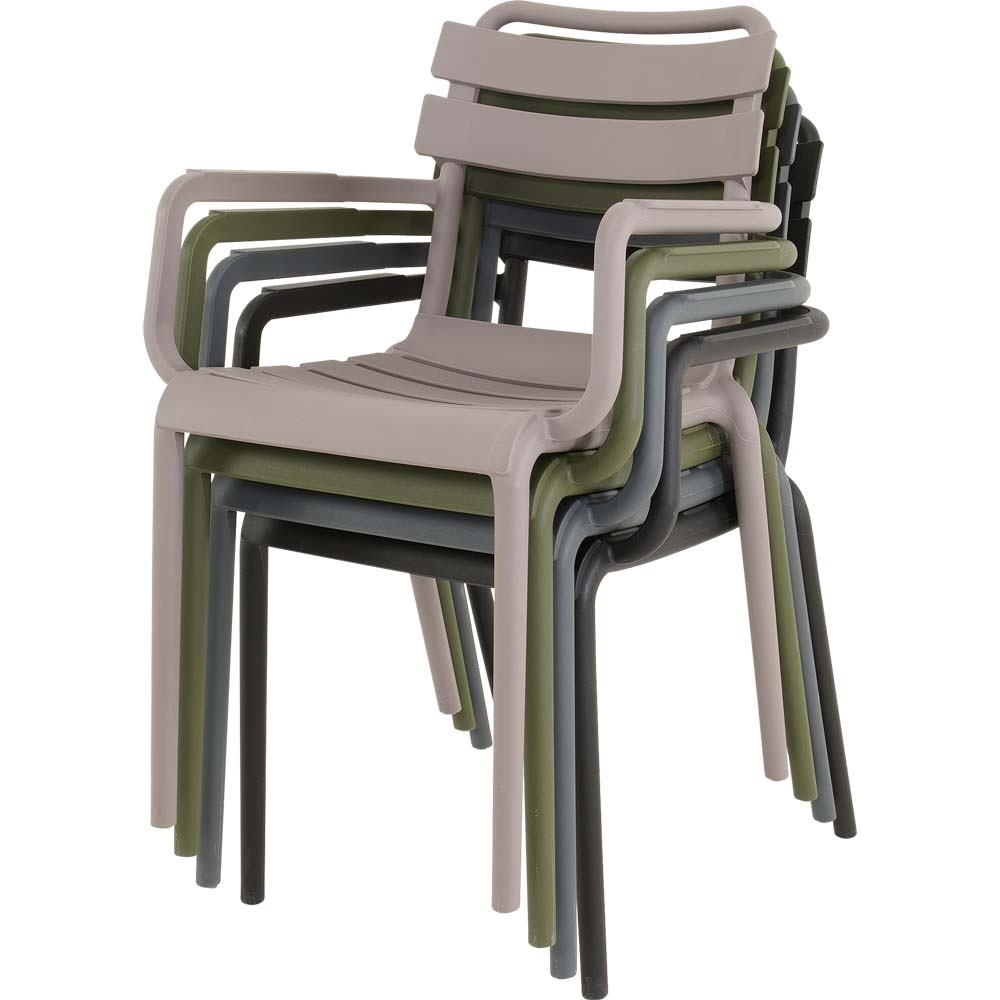 Lesli Living - Bistrostoel Torvi - Zwart - 54x56x81cm