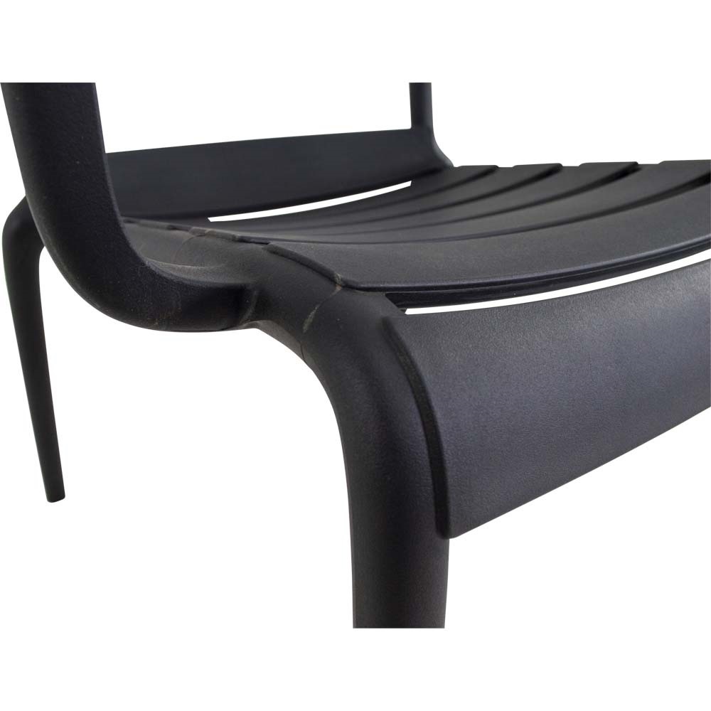 Lesli Living - Bistrostoel Torvi - Zwart - 54x56x81cm