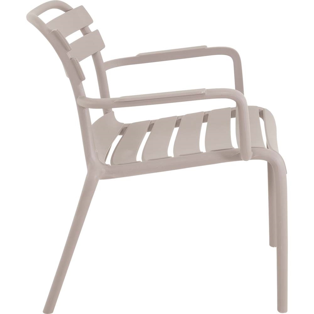Lesli Living - Bistrostoel Torvi - Taupe - 65x69,5x76cm