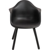 Lesli Living - Bistrostoel Montreux - Zwart - 62,5x44x82,5cm