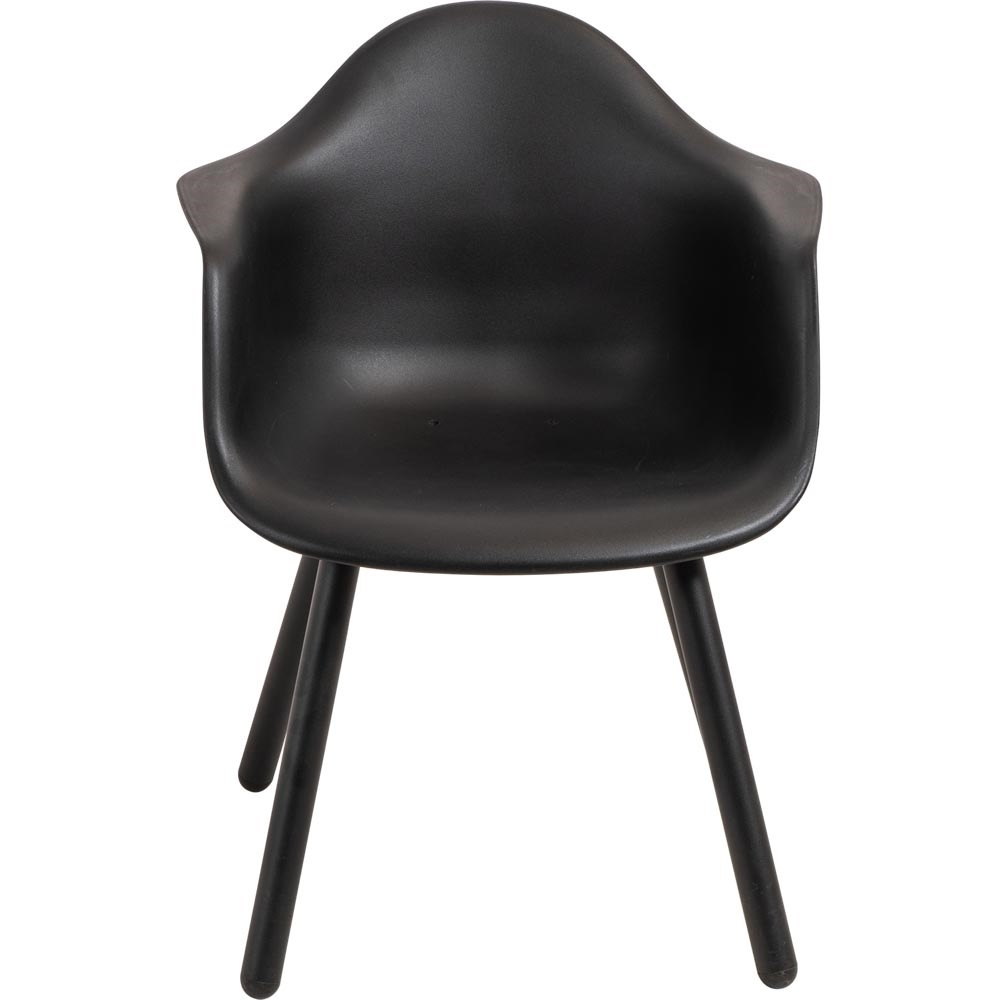 Lesli Living - Bistrostoel Montreux - Zwart - 62,5x44x82,5cm