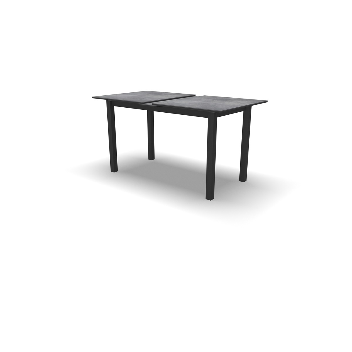 Lesli Living - Tuintafel Lagos - Grijs - 130/160x75cm