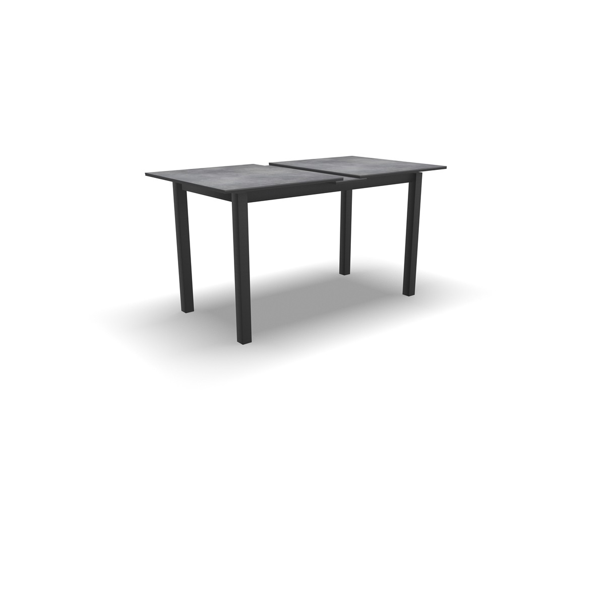 Lesli Living - Tuintafel Lagos - Grijs - 130/160x75cm
