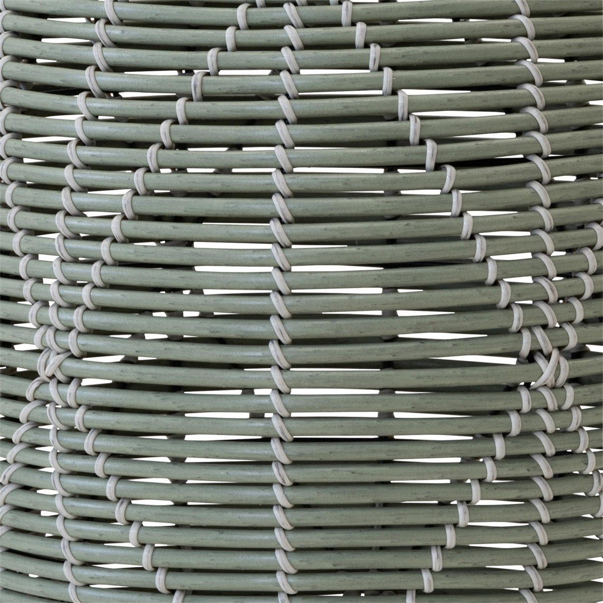 Lesli Living - Poef Birma - Groen - Ø46x40cm