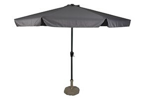 Lesli Living - Push-up parasol Libra - Grijs - Ø300cm
