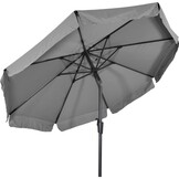 Lesli Living - Push-up parasol Libra - Grijs - Ø300cm