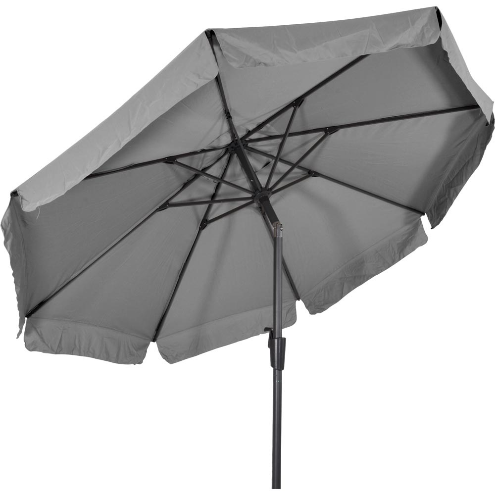 Lesli Living - Push-up parasol Libra - Grijs - Ø300cm