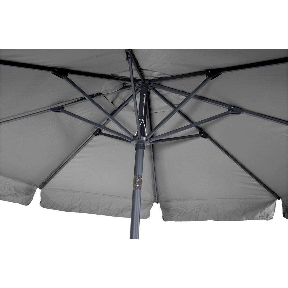 Lesli Living - Push-up parasol Libra - Grijs - Ø300cm