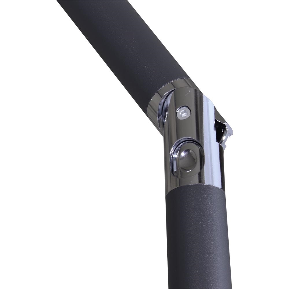 Lesli Living - Push-up parasol Libra - Grijs - Ø300cm