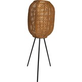 Lesli Living - Lantaarn Macy - Bruin - Ø32x88cm