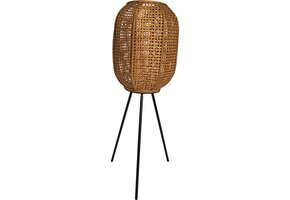 Lesli Living - Lantaarn Macy - Bruin - Ø32x88cm