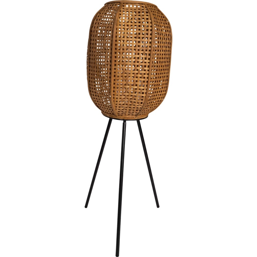 Lesli Living - Lantaarn Macy - Bruin - Ø32x88cm