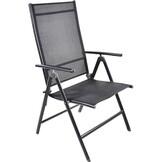 Lesli Living - Bistrostoel Veneto - Antraciet - 62x57x106cm